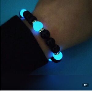 Glow in the Dark Beaded Bracelet